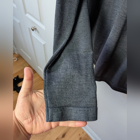 KARBON Men 1/4 Zip Crewneck Size L Dark Gray Color Sweatshirt - Picture 7 of 10